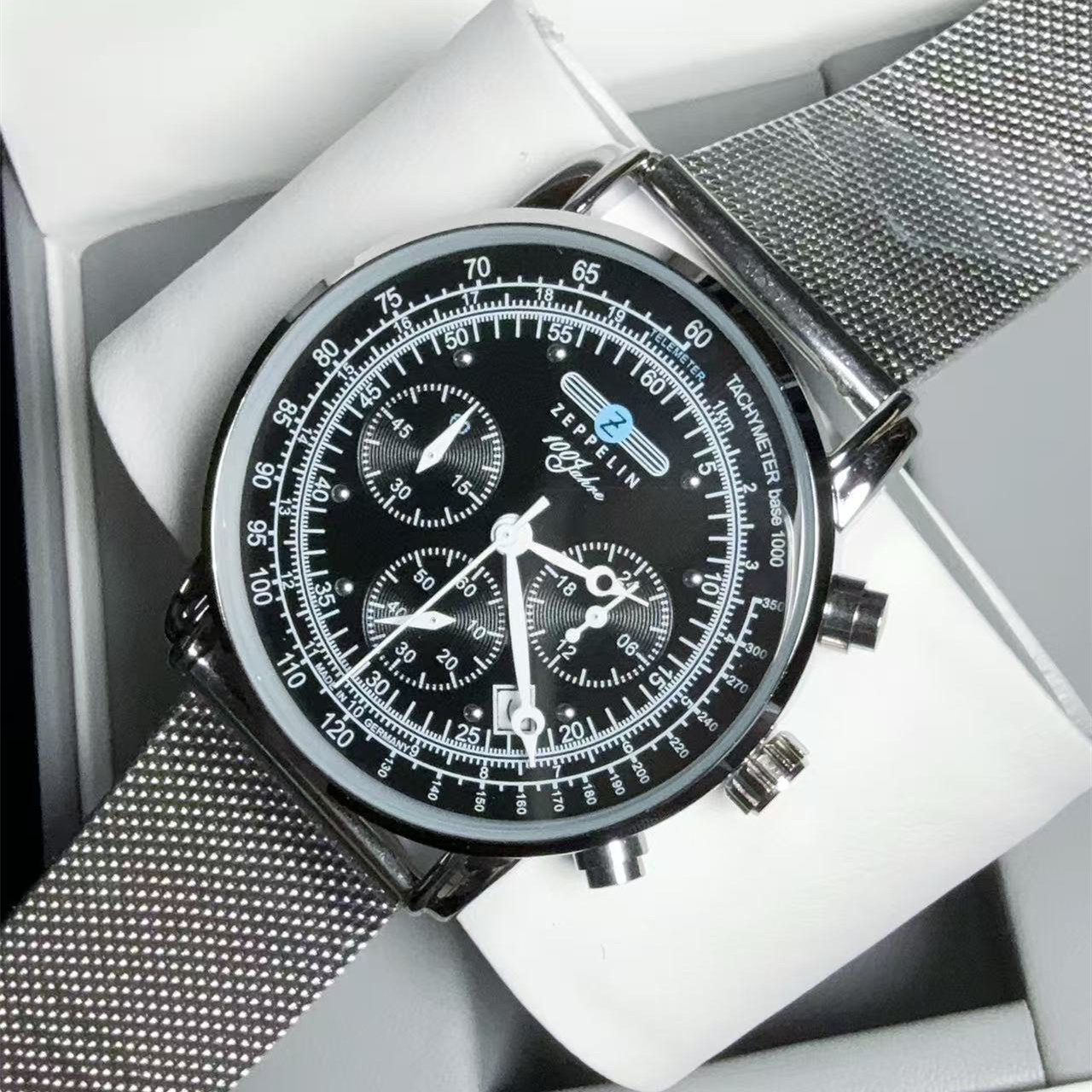 2026 New Collection Zeppelin M – Stainless Mesh Band Bewertung und Preis